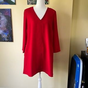 GAP red dress with pocket